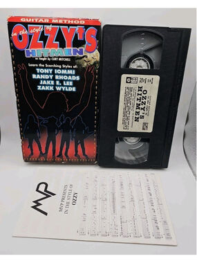 Guitar Method In The Style Of Ozzy’s Hitmen By Curt Mitchell VHS Ozzy Osbourne